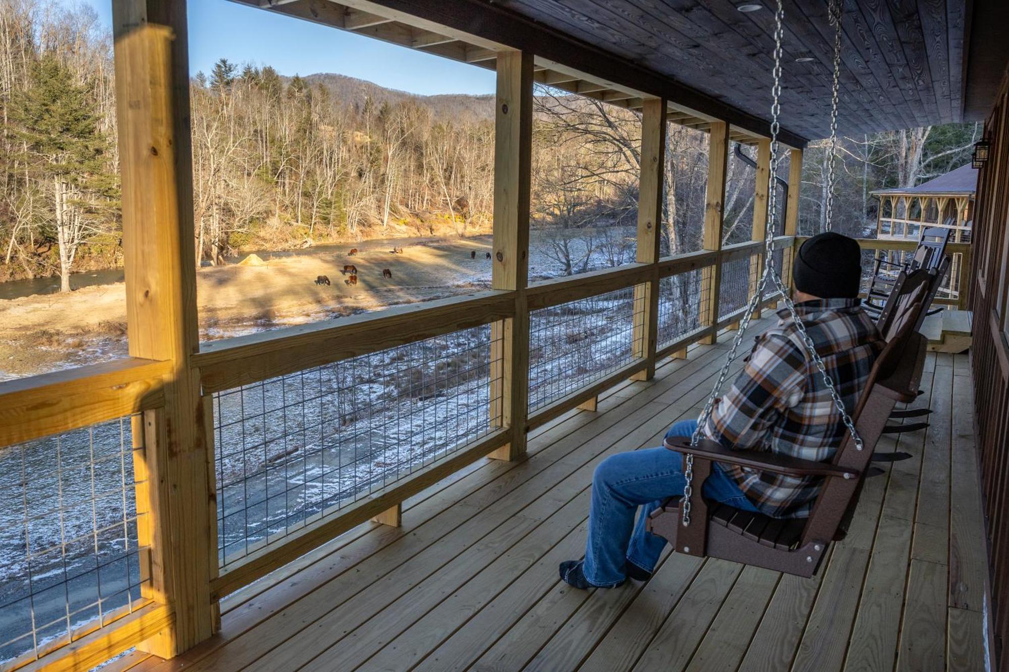 Spruce Pine Springmaid Mountainヴィラ エクステリア 写真